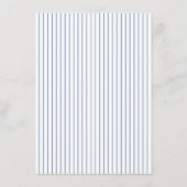 Klassischer Vintager Blumengarten Hochzeitsszenari Begleitkarte (Rückseite)