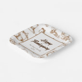 Klassischer Vintager Erntedank Minimalistisch rust Pappteller (Gewinkelt)