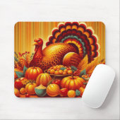 klassischer/Vintager Erntedank Türkei Mousepad (Mit Mouse)