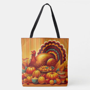 klassischer/Vintager Erntedank Türkei Tasche