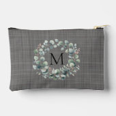 Klassischer Vintager Eukalyptus-Foliage Zubehörtasche (Rückseite)