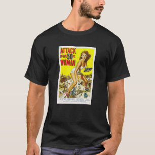 Klassischer Vintager Horror Retro Movie Poster Col T-Shirt