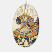 Klassischer Vintager japanischer Keramikornament (Links)