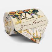 Klassischer Vintager japanischer Krawatte (Gerollt)