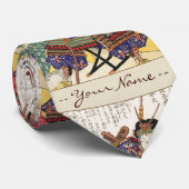 Klassischer Vintager japanischer Krawatte (Gerollt)