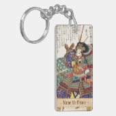 Klassischer Vintager japanischer Schlüsselanhänger (Vorderseite links)