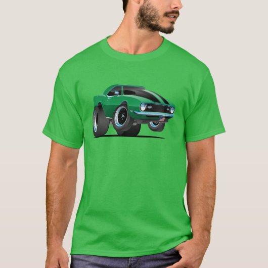 Klassischer Vintager Roadster T-Shirt (Vorderseite)