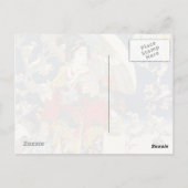 Klassischer Vintager ukiyo-e geisha mit Schirm Postkarte (Rückseite)