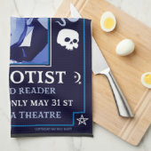 Klassischer Vintager viktorianischer Hypnotist Geschirrtuch (Viertel Falte)