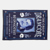 Klassischer Vintager viktorianischer Hypnotist Geschirrtuch (Horizontal)