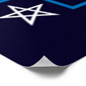 Klassischer Vintager viktorianischer Hypnotist Poster (Ecke)