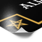 Klassischer Vintager viktorianischer Illutionist Fotodruck (Ecke)