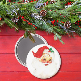 Klassischer, Vintager Weihnachtsmann der 50er Jahr Magnet