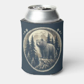 Klassischer/Vintager Wildbär Dosenkühler (Kanne Rückseite)