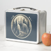 Klassischer/Vintager Wildbär Metall Brotdose (Beispiel)