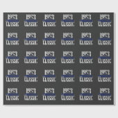 Klassischer Wagen 1953 Geschenkpapier (Flach)