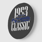 Klassischer Wagen 1953 Große Wanduhr (Winkel)