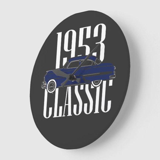 Klassischer Wagen 1953 Große Wanduhr (Winkel)