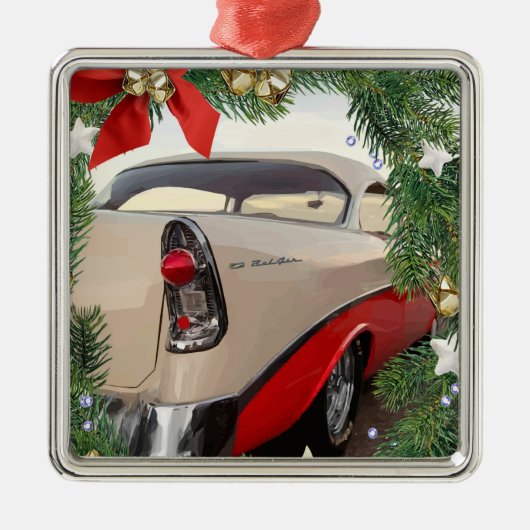 Klassischer Wagen Lover Ornament Aus Metall (Vorne)