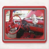 Klassischer Wagen mit Würfeln Mousepad (Vorne)