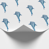Klassischer Walhai Geschenkpapier (Ecke)