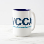 Klassischer WCCA-Kaffeebecher Zweifarbige Tasse (VorderseiteRechts)