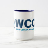 Klassischer WCCA-Kaffeebecher Zweifarbige Tasse (Mittel)