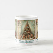 Klassischer Weihnachtsbaum-Becher Kaffeetasse (Mittel)
