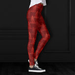 Klassischer Weihnachtsbaum | Festival Rich Crimson Leggings<br><div class="desc">Das ist die Saison für fröhliche, tragbare Kunst! Moderne, dunkle und moodisch gemusterte Urlaubsmode. Dieses lustige festliche Design mit einem funkelnd Whimsikbäumen und einem frisch lackierten Spritzer, der mit Imitaten aus metallischem Glitzer und einem passenden soliden Hintergrund ergänzt wird. Für andere Farben oder passende Produkte wenden Sie sich bitte an...</div>
