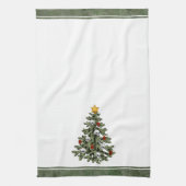Klassischer Weihnachtsbaum | Gorgeous Bold Kelly G Geschirrtuch (Vertikal)