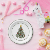 Klassischer Weihnachtsbaum | Gorgeous Bold Kelly G Pappteller (Party)