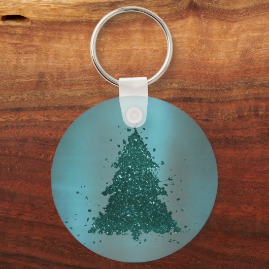 Klassischer Weihnachtsbaum | Gorgeous Bold Kelly G Schlüsselanhänger (Vorderseite)