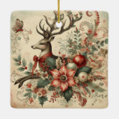 Klassischer Weihnachtsbaum Keramikornament (Rückseite)