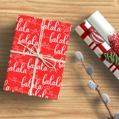 Klassischer Weihnachtsfeiertag Geschenkpapier Set