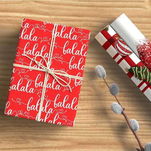 Klassischer Weihnachtsfeiertag Geschenkpapier Set