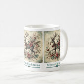 Klassischer Weihnachtshirsch-Becher Kaffeetasse (VorderseiteRechts)