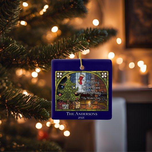 Klassischer Weihnachtskurs Sake Keramikornament