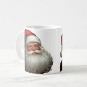 Klassischer Weihnachtsmann-Becher Kaffeetasse (Vorderseite Links)