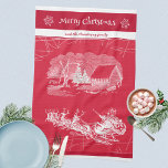 Klassischer Weihnachtsmann Geschirrtuch<br><div class="desc">Brighen Sie Ihre Küche mit Urlaubsgeist mit diesem roten Weihnachtshandtuch mit einem fröhlichen Weihnachtsmann 🎅 🏻 Design. Dieses moderne und stilvolle Handtuch eignet sich hervorragend, um Ihre Küche mit festlichem Beifall zu verwöhnen. Es eignet sich hervorragend zum Kochen, Backen oder Gießen für Liebende. Ob für sich selbst oder als Urlaubsgeschenk,...</div>