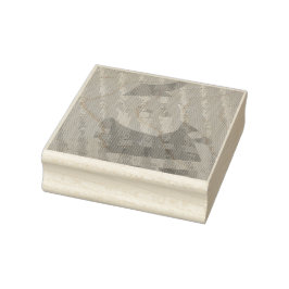 Klassischer Weihnachtsmann Gummistempel