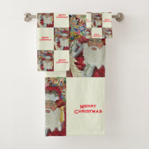 Klassischer Weihnachtsmann überprüft es zweimal im