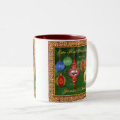 Klassischer Weihnachtsschmuck 1. Weihnachtsfeier T Zweifarbige Tasse (VorderseiteRechts)