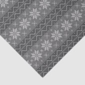 Klassischer Weihnachtssüßer skandinavischer Strick Seidenpapier (Ausschnitt)