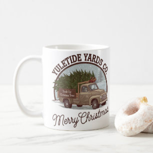 Klassischer Weihnachtstruck im Stil der 1950er Jah Kaffeetasse