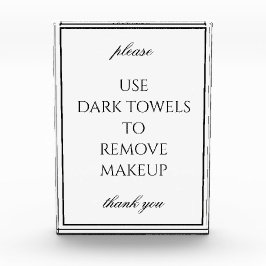 Klassischer weißer Badezimmervorraum Makeup Handtu Fotoblock