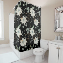 Klassischer weißer blumenweißer botanischer Schwar