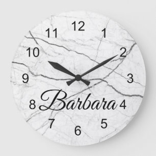 Klassischer weißer große wanduhr