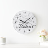 Klassischer weißer große wanduhr (Zuhause)