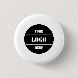 Klassischer weißer personalisierter Kreisabzeichen Button