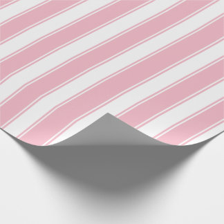 Klassischer Weißer Streifen Vintage Streifen Geschenkpapier